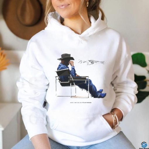 Bad Bunny Sitting Cowboy Shirt