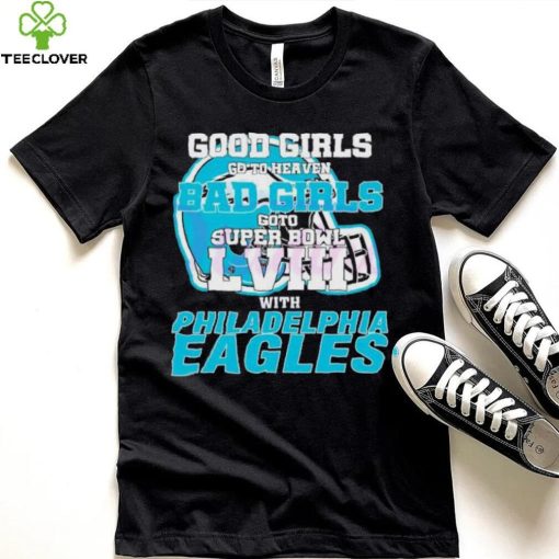 Bad Girls Go To Super Bowl LVIII With Eagles Shirt