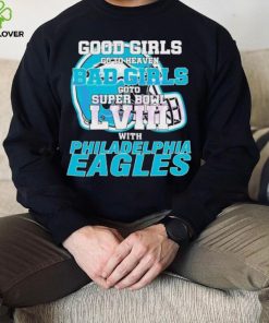 Bad Girls Go To Super Bowl LVIII With Eagles Shirt