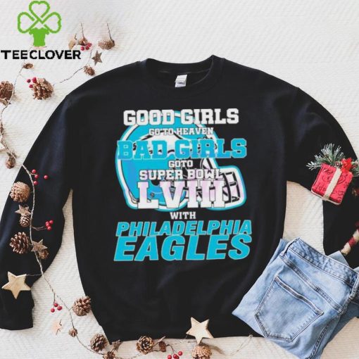 Bad Girls Go To Super Bowl LVIII With Eagles Shirt