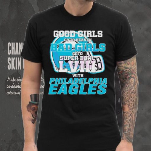 Bad Girls Go To Super Bowl LVIII With Eagles Shirt