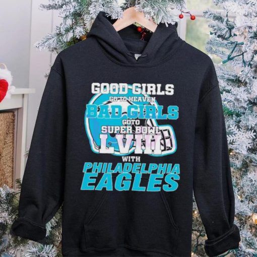 Bad Girls Go To Super Bowl LVIII With Eagles Shirt