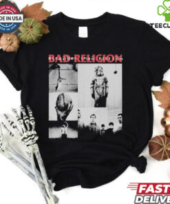 Bad Religion Stranger Than Fiction Collage Track List T shirt