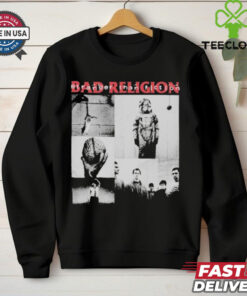 Bad Religion Stranger Than Fiction Collage Track List T shirt
