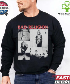 Bad Religion Stranger Than Fiction Collage Track List T shirt