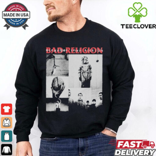 Bad Religion Stranger Than Fiction Collage Track List T shirt
