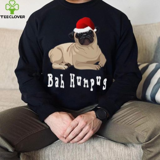 Bah Humbug Christmas Pug T Shirt