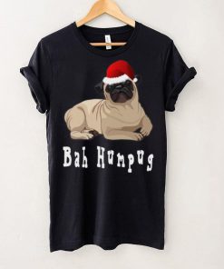 Bah Humbug Christmas Pug T Shirt