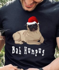 Bah Humbug Christmas Pug T Shirt