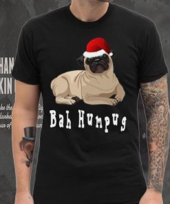 Bah Humbug Christmas Pug T Shirt