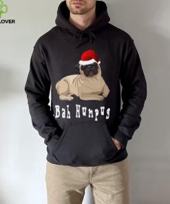 Bah Humbug Christmas Pug T Shirt