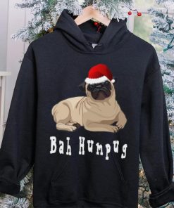 Bah Humbug Christmas Pug T Shirt