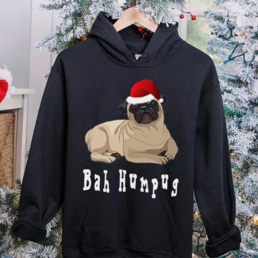 Bah Humbug Christmas Pug T Shirt