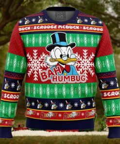 Bah Humbug Faux DuckTales Pop Culture Ugly Christmas Sweater