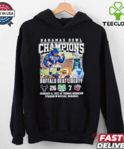 Bahamas Bowl Champions Buffalo beat Liberty mascot shirt