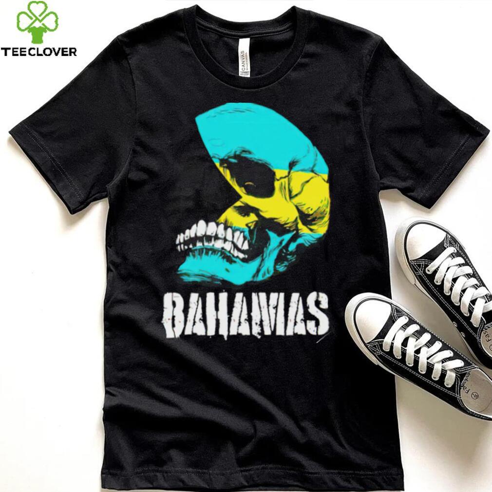 Bahamas flag skull Bahamian Pride shirt Bahamas flag skull Bahamian Pride shirt