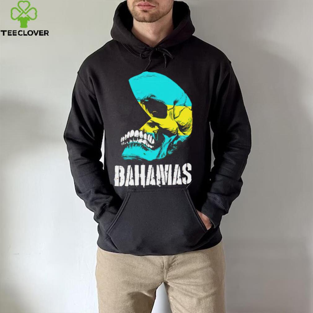 Bahamas flag skull Bahamian Pride shirt Bahamas flag skull Bahamian Pride shirt