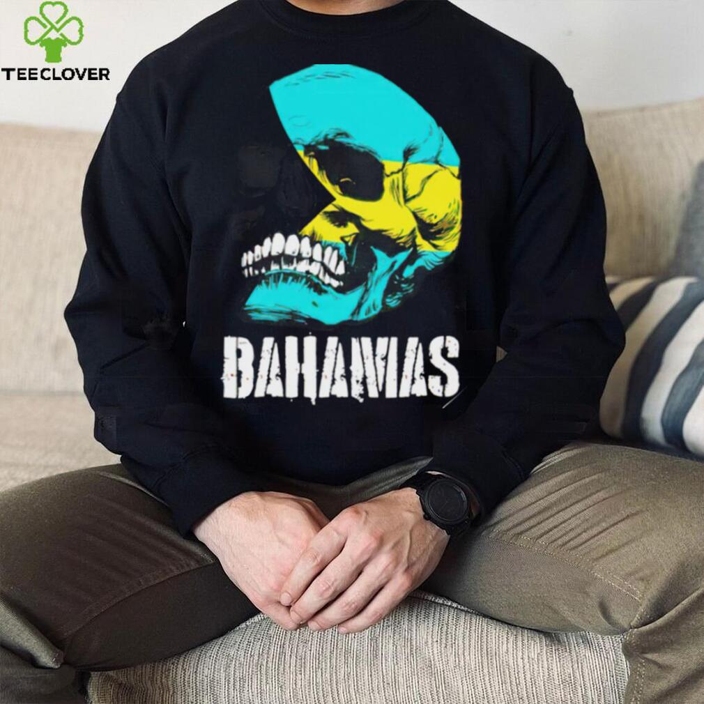 Bahamas flag skull Bahamian Pride shirt Bahamas flag skull Bahamian Pride shirt