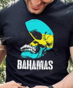 Bahamas flag skull Bahamian Pride shirt