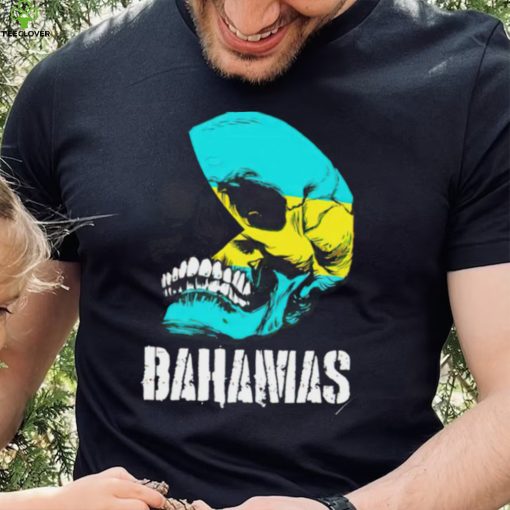 Bahamas flag skull Bahamian Pride shirt