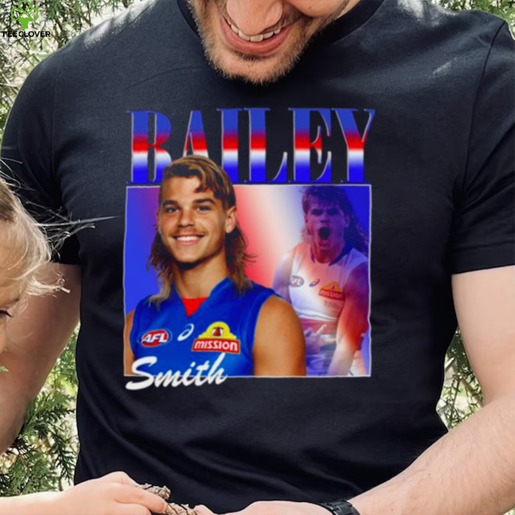 Bailey Smith Western Bulldogs Portrait shirt Bailey Smith Western Bulldogs Portrait shirt