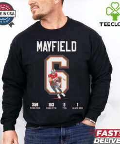 Baker Mayfield Tampa Bay Buccaneers 359 Pass YDS 153 Pass RTG 5 TDS 1 Bucs Win T Shirt
