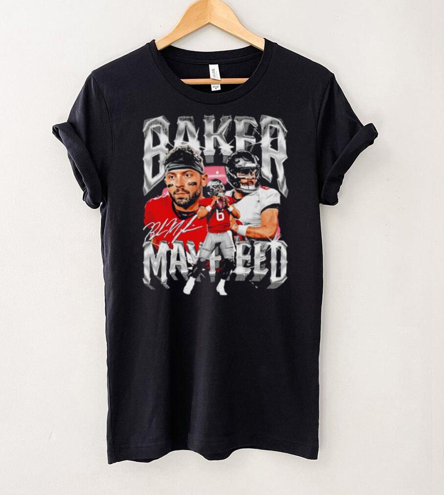 Baker Mayfield number 6 Tampa Bay Buccaneers football player signature vintage shirt Baker Mayfield number 6 Tampa Bay Buccaneers football player signature vintage shirt