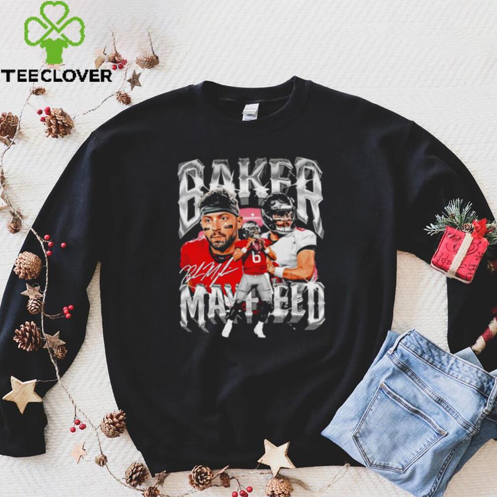 Baker Mayfield number 6 Tampa Bay Buccaneers football player signature vintage shirt Baker Mayfield number 6 Tampa Bay Buccaneers football player signature vintage shirt