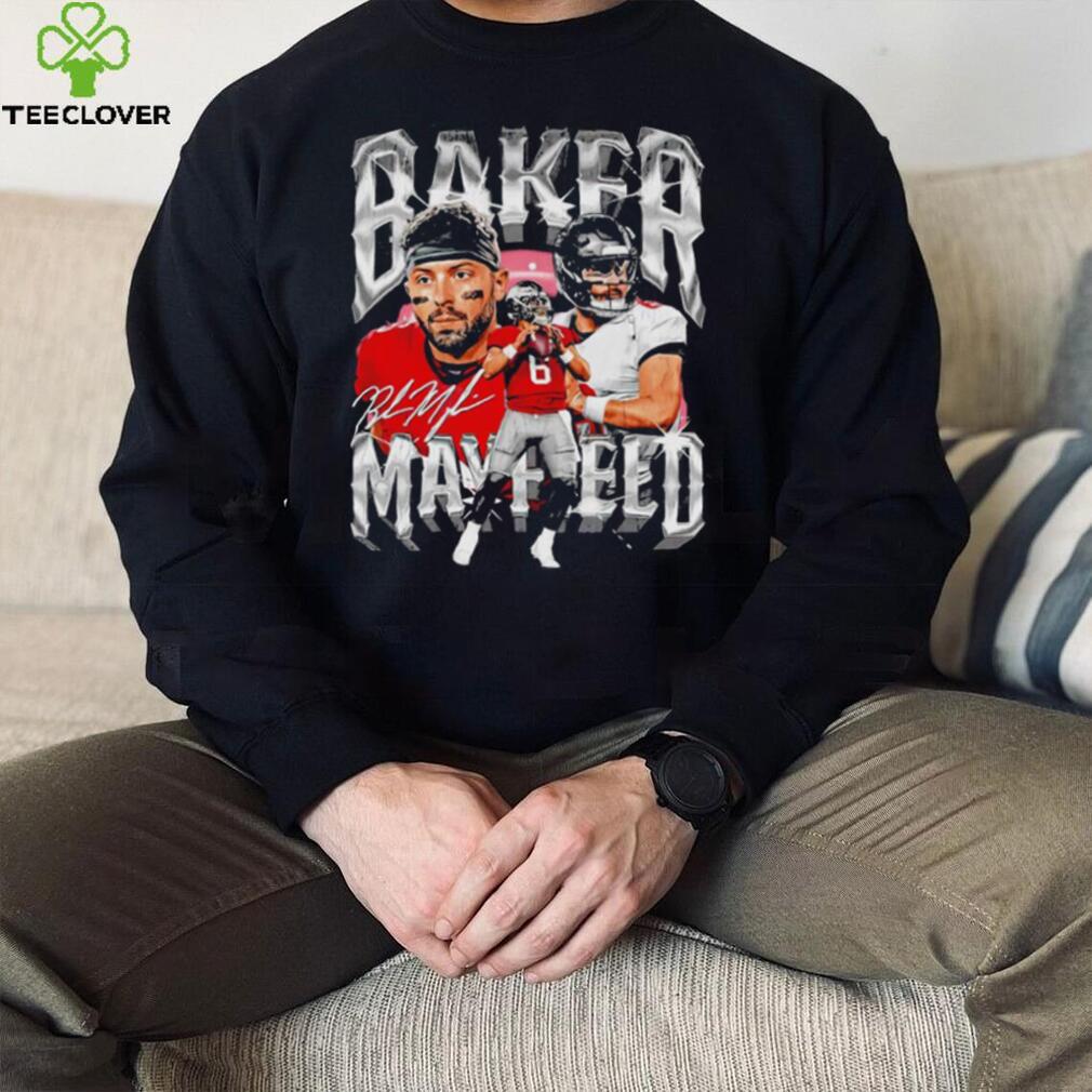 Baker Mayfield number 6 Tampa Bay Buccaneers football player signature vintage shirt Baker Mayfield number 6 Tampa Bay Buccaneers football player signature vintage shirt
