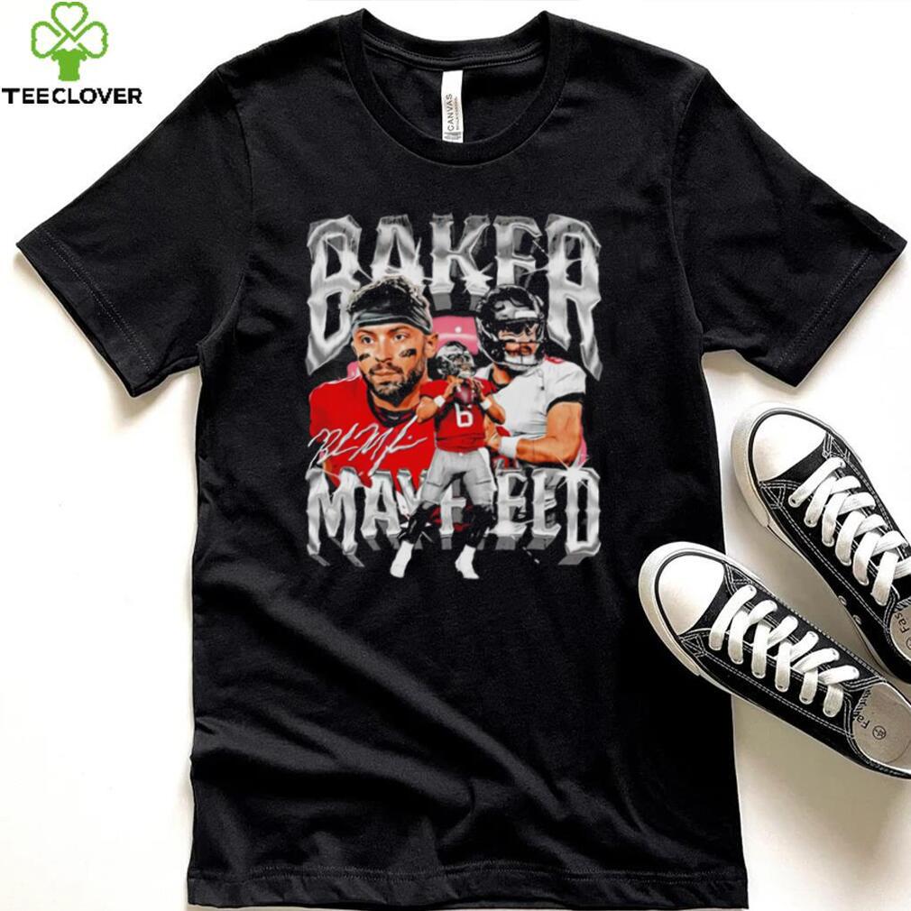 Baker Mayfield number 6 Tampa Bay Buccaneers football player signature vintage shirt Baker Mayfield number 6 Tampa Bay Buccaneers football player signature vintage shirt