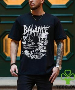 Balance skull light dark shirt