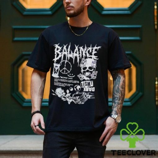 Balance skull light dark shirt