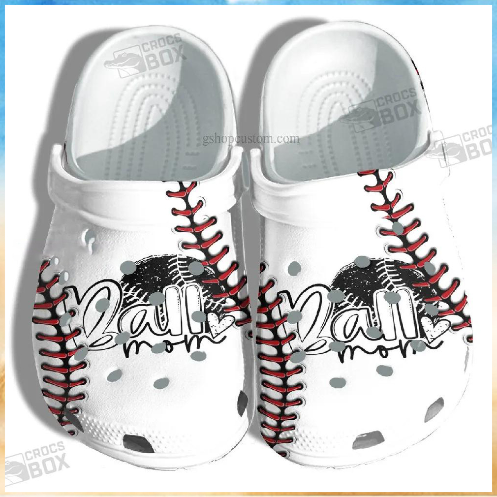 Ball Mom 3D Baseball Line Crocs Shoes Gift Mother Cool Crocs Gift Grandma Ball Mom 3D Baseball Line Crocs Shoes Gift Mother Cool Crocs Gift Grandma