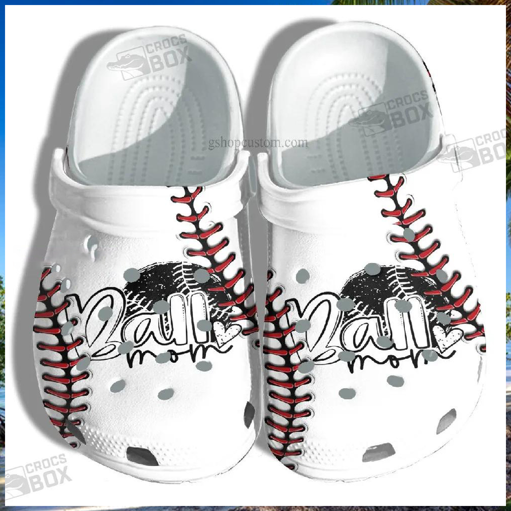 Ball Mom 3D Baseball Line Crocs Shoes Gift Mother Cool Crocs Gift Grandma Ball Mom 3D Baseball Line Crocs Shoes Gift Mother Cool Crocs Gift Grandma