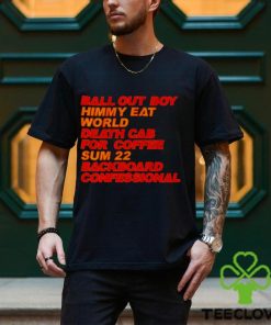 Ball Out Boy Himmy Eat World Death Cab For Coffee Shirt 1 Ball Out Boy Himmy Eat World Death Cab For Coffee Shirt