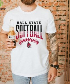 Ball State Cardinals University Softball 2024 Logo T shirt