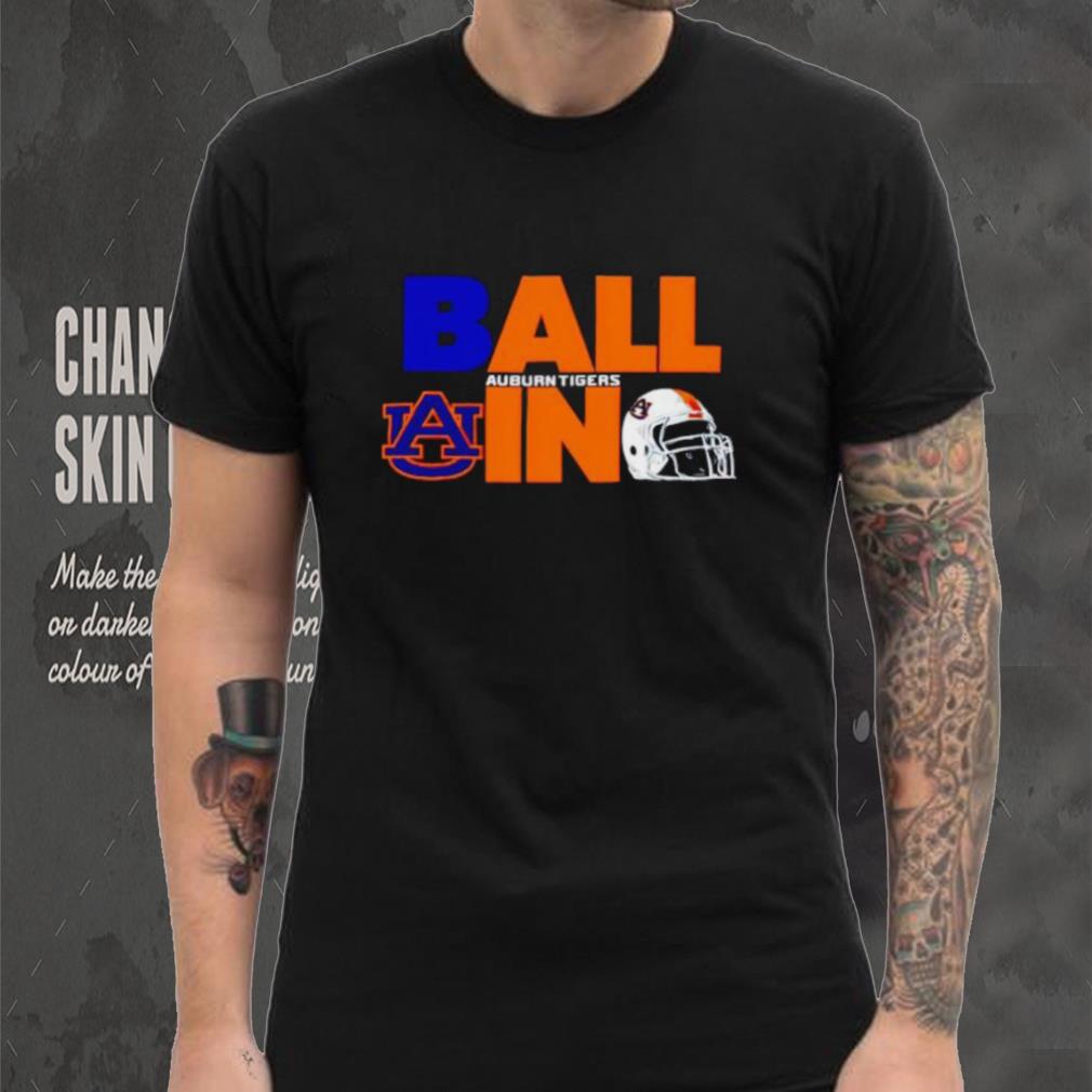 Ball in Auburn Tigers logo helmet shirt Ball in Auburn Tigers logo helmet shirt