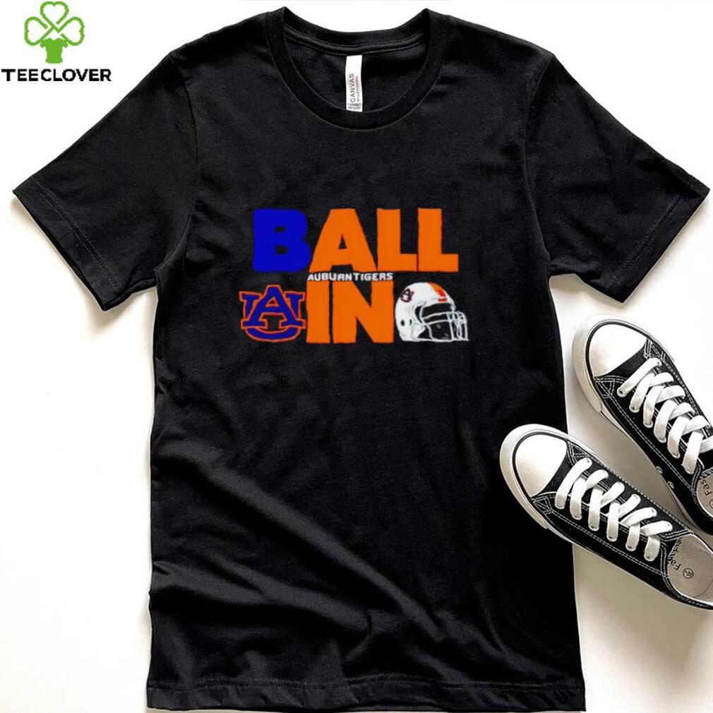 Ball in Auburn Tigers logo helmet shirt Ball in Auburn Tigers logo helmet shirt