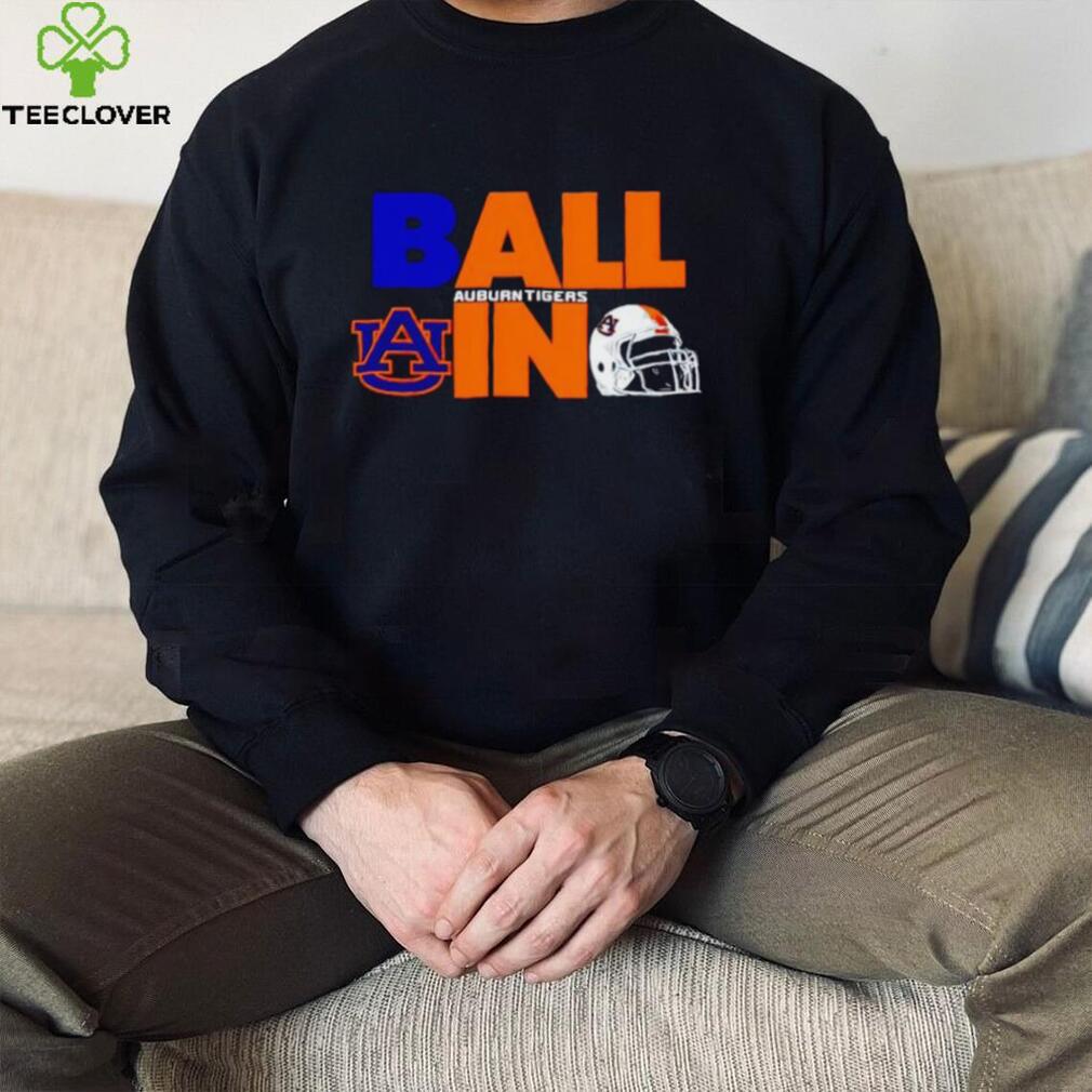 Ball in Auburn Tigers logo helmet shirt Ball in Auburn Tigers logo helmet shirt