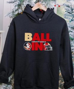 Ball in Florida State Seminoles logo helmet hoodie, sweater, longsleeve, shirt v-neck, t-shirt