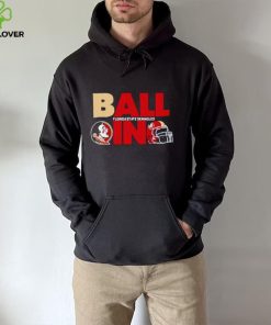 Ball in Florida State Seminoles logo helmet hoodie, sweater, longsleeve, shirt v-neck, t-shirt