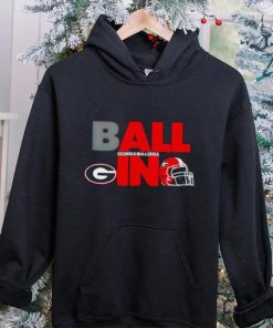 Ball in Georgia Bulldogs logo helmet hoodie, sweater, longsleeve, shirt v-neck, t-shirt