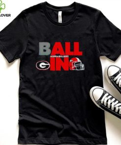 Ball in Georgia Bulldogs logo helmet hoodie, sweater, longsleeve, shirt v-neck, t-shirt