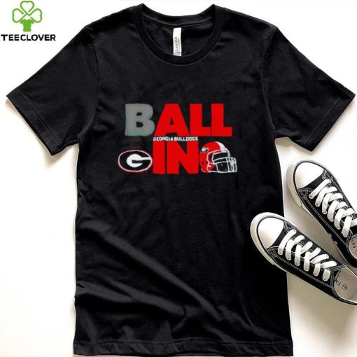 Ball in Georgia Bulldogs logo helmet hoodie, sweater, longsleeve, shirt v-neck, t-shirt