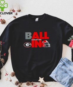 Ball in Georgia Bulldogs logo helmet hoodie, sweater, longsleeve, shirt v-neck, t-shirt