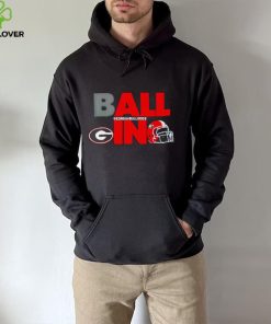 Ball in Georgia Bulldogs logo helmet hoodie, sweater, longsleeve, shirt v-neck, t-shirt