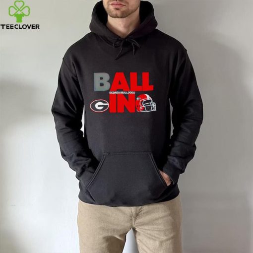 Ball in Georgia Bulldogs logo helmet hoodie, sweater, longsleeve, shirt v-neck, t-shirt