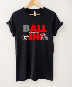 Ball in Georgia Bulldogs logo helmet hoodie, sweater, longsleeve, shirt v-neck, t-shirt