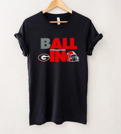 Ball in Georgia Bulldogs logo helmet hoodie, sweater, longsleeve, shirt v-neck, t-shirt