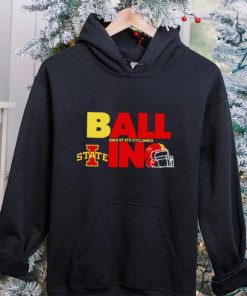 Ball in Iowa State Cyclones logo helmet hoodie, sweater, longsleeve, shirt v-neck, t-shirt